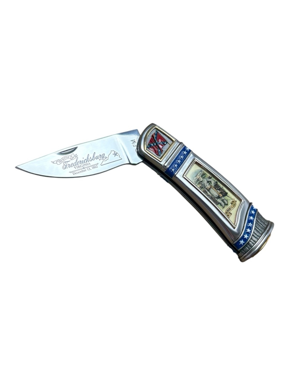 Franklin Mint "Battle of Fredericksburg" Commemorative Collector's folding-knife